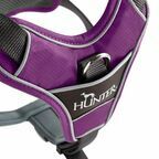 Hunter шлейка для собак Divo L (40-59 / 72-100 см) нейлон-полиэстер, фиолетовый / серый